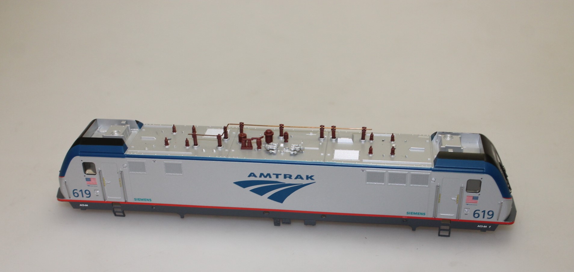 (image for) Shell - Amtrak #619 NLB (HO ACS-64)